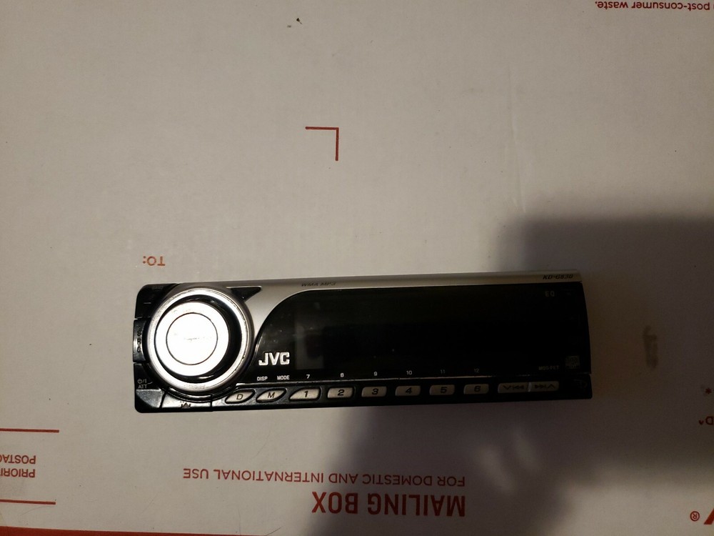 JVC KD-G830 Faceplate Only- Tested