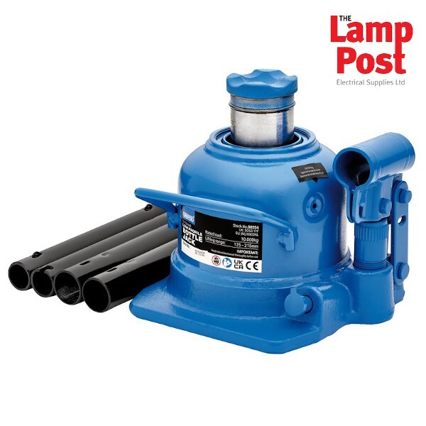 Draper 08554 Low Profile Bottle Jack - 10 Tonne