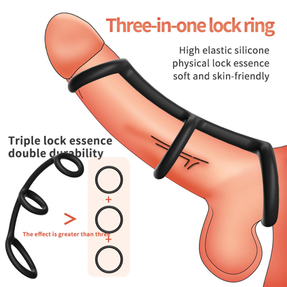 Silicone Penis Glans Stretcher Phimosis Curing Peritomize Correction Ring