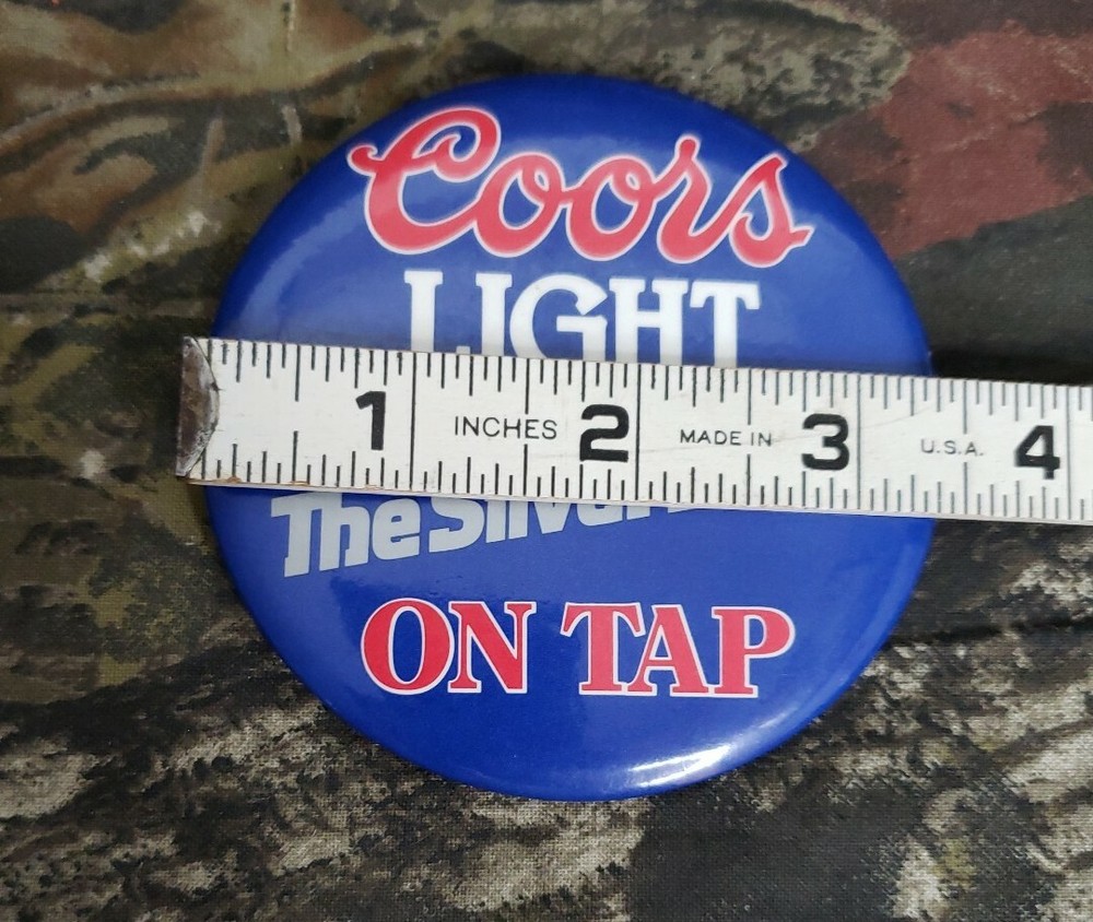 4pc 1990 Vtg Coors Light SilverBullet Pin