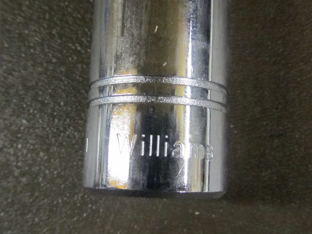 Williams SD-1232 1/2 Drive Deep Socket, 12 Point, 1-Inch