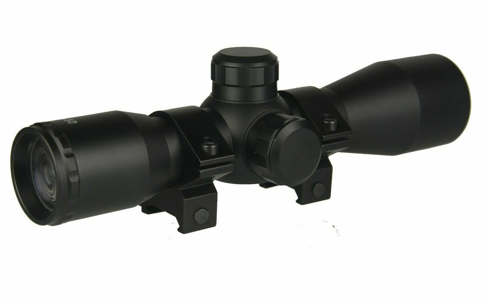 4X32 Compact Archery Crossbow Multi Range Reticle Scope Come with Ring