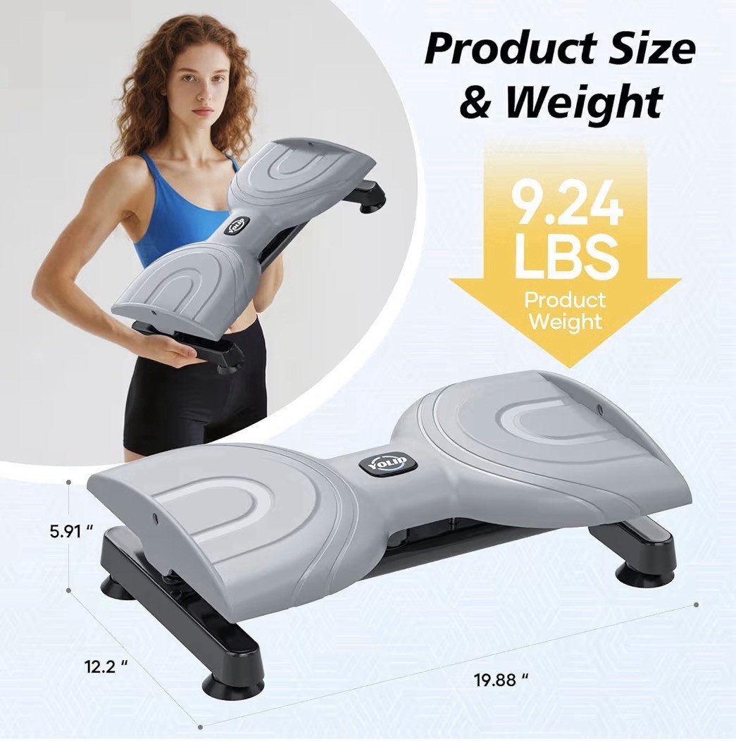 Waist Twister Machine Ab Twist Board Home Gym Exercise Grey