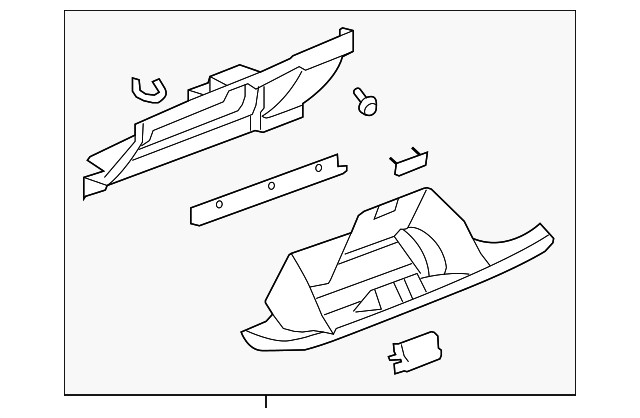 Genuine GM Glove Box Assembly 20925891