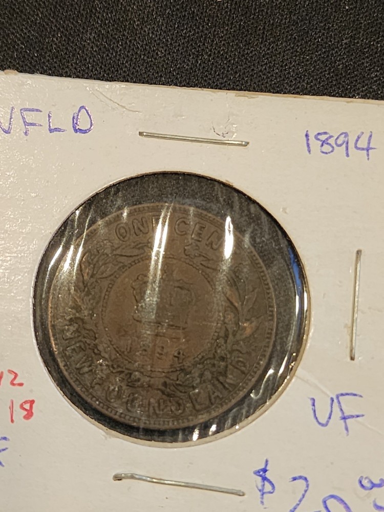 1894 Newfoundland 1 Cent Coin
