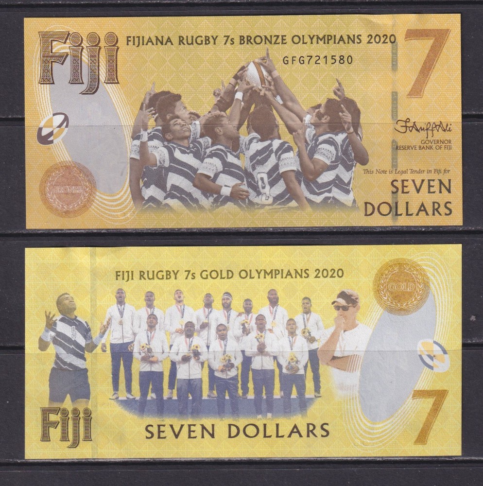 FIJI - 2020 7 Dollars UNC Banknote