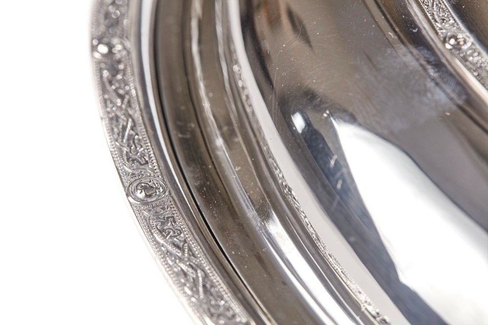 Antique Silver Plated Serving Dish Dates C. 1880