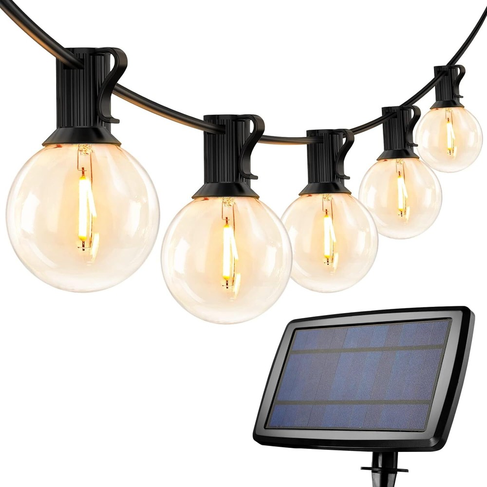 Solar String Lights -50~200Ft LED Outdoor String Lights -Shatterproof,Waterproof