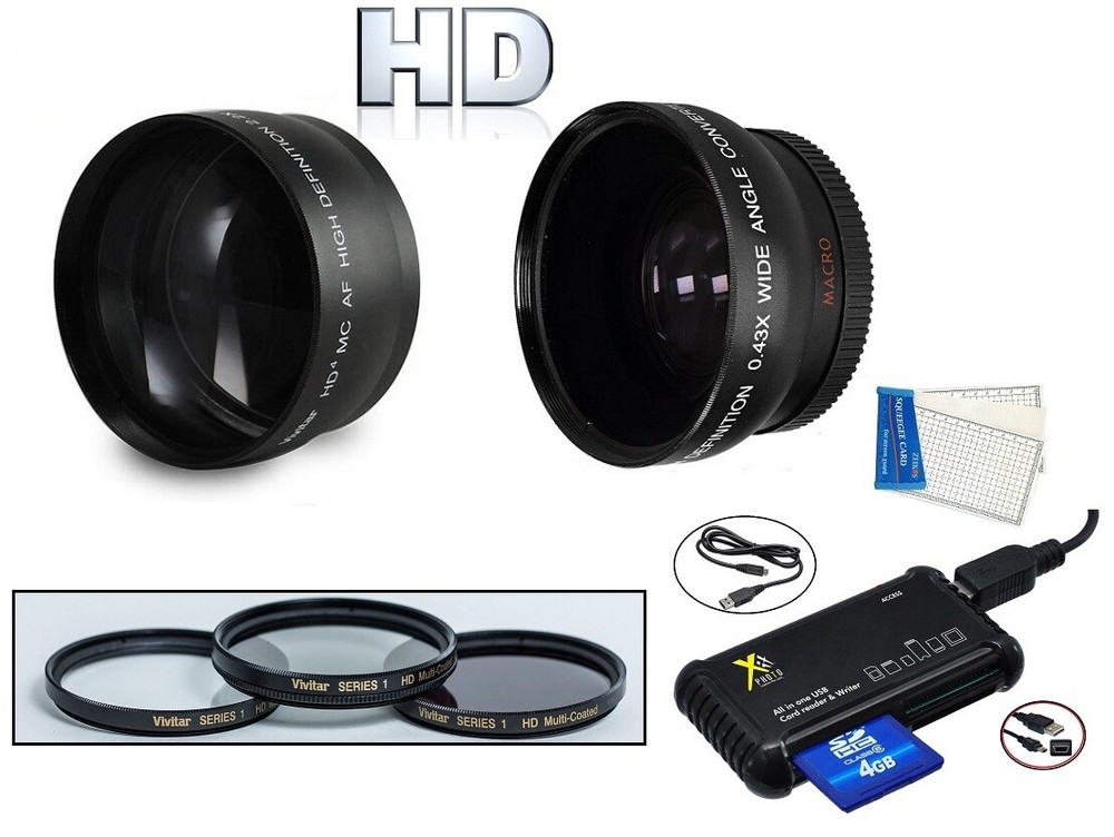 7-Pc Super Saving HD Accessory Kit for Sony DCR-SX85