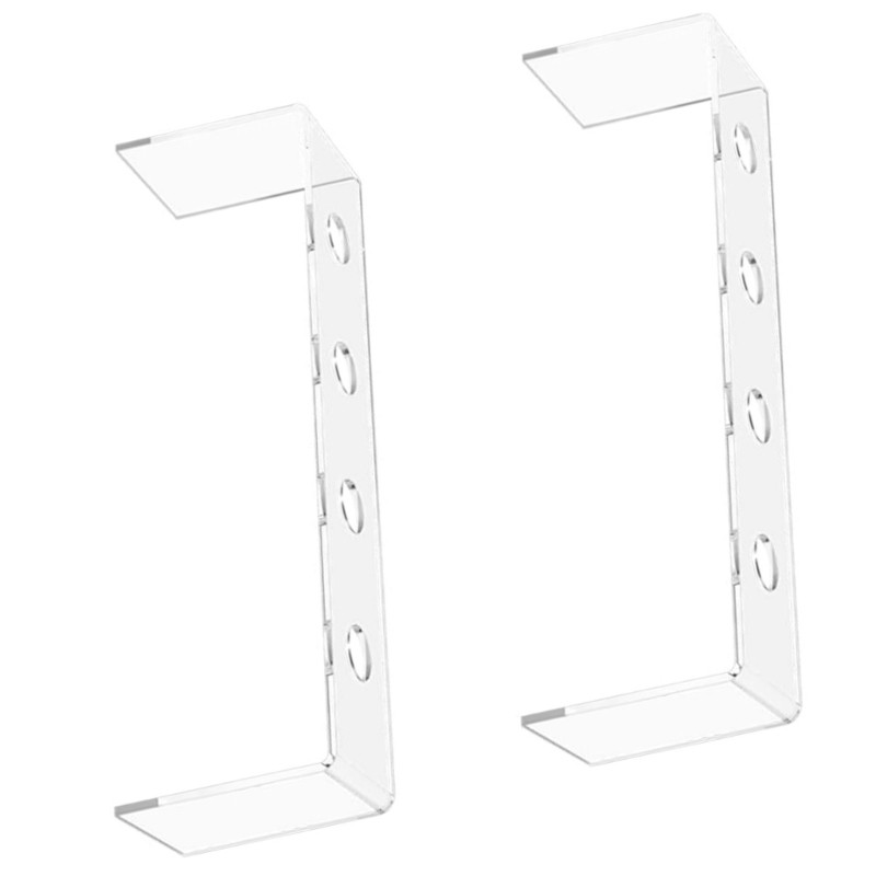 2 Acrylic Wine Cork Organizers Stands with Bottle Display Function Kitchen