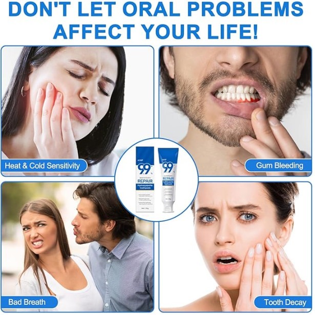 9.9% Hydroxyapatite Toothpaste, 4.23 Oz Nano Hydroxyapatite Toothpaste for Ename