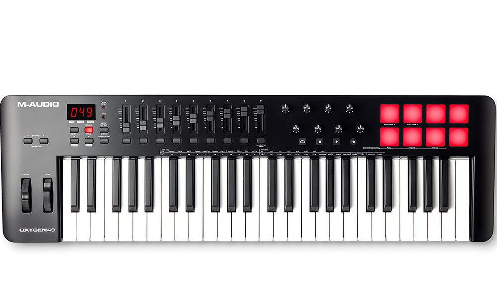 M-Audio Oxygen 49 MkV USB MIDI Controller with Smart Controls and Auto-Mapping