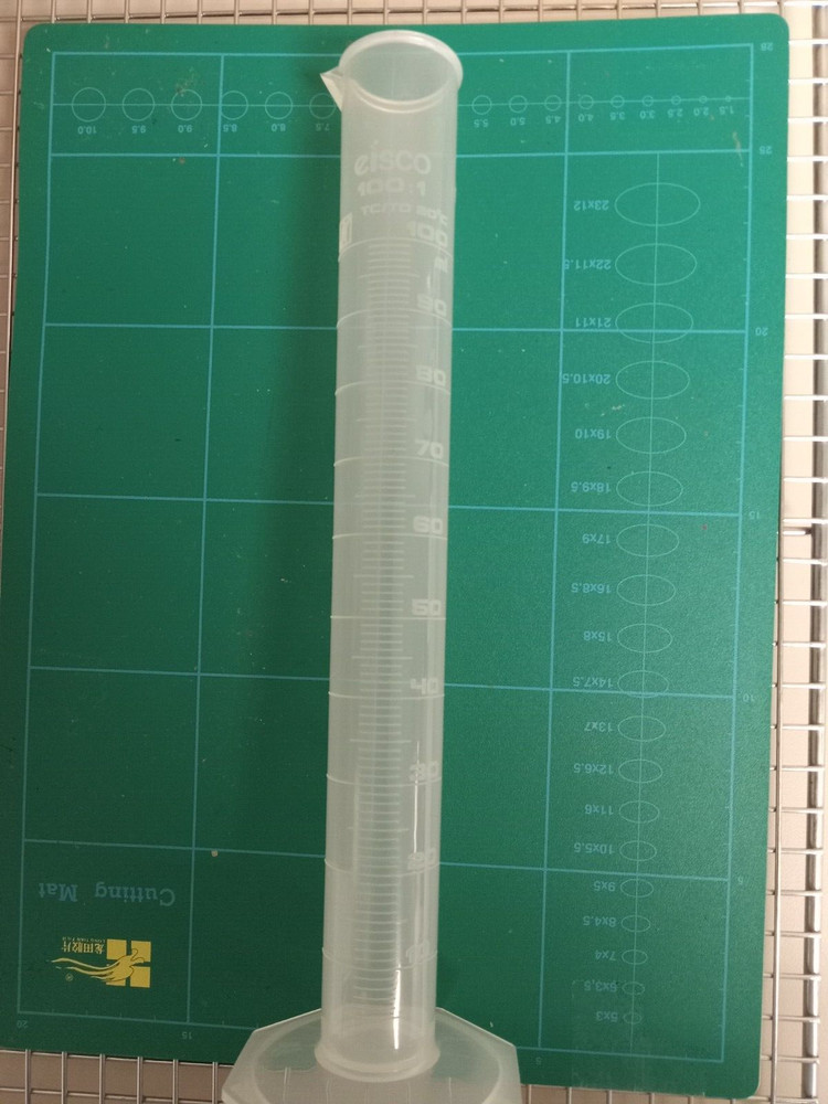 Eisco Labs 100ml Graduated Cylinder, Class B - Polypropylene