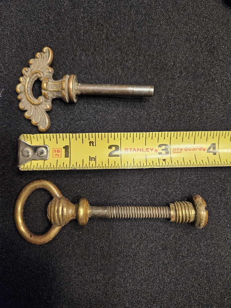 ANTIQUE CHEVAL MIRROR MOUNTING HINGES