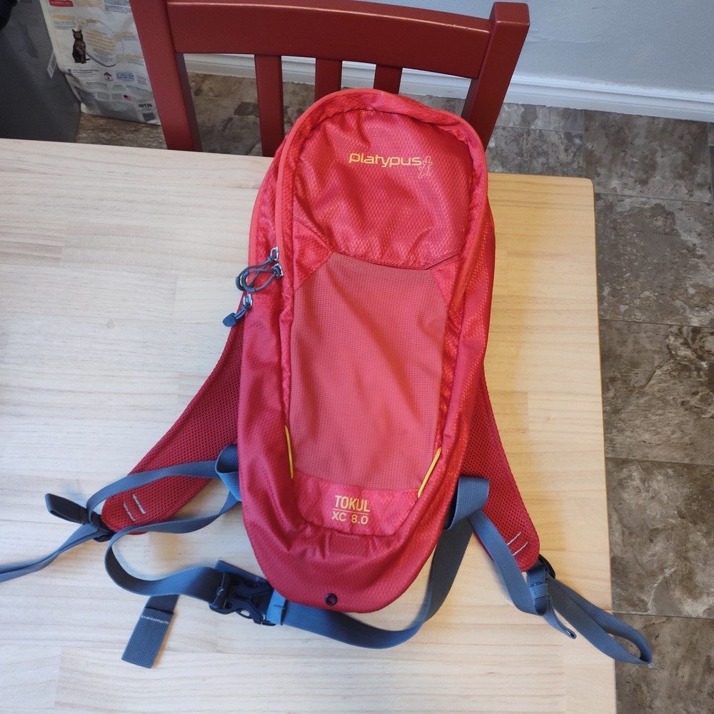 Platypus Tokul XC 8.0 Hydration Pack Backpack Bag Red