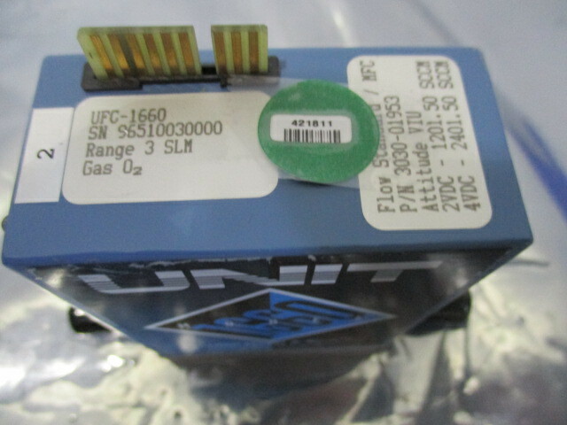 Unit Model 1660, Mass Flow Controller, UFC-1660, 3 SLM / O2, 421811