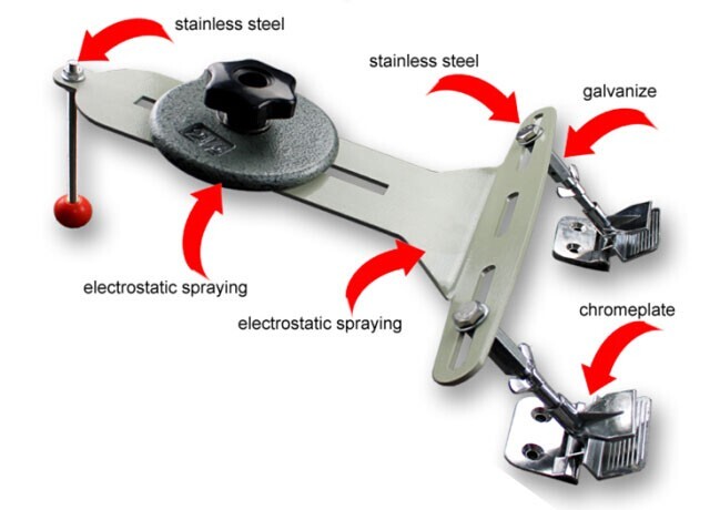 Screen Printing Butterfly Frame Hinge Clamp Set Gravity Connection Device