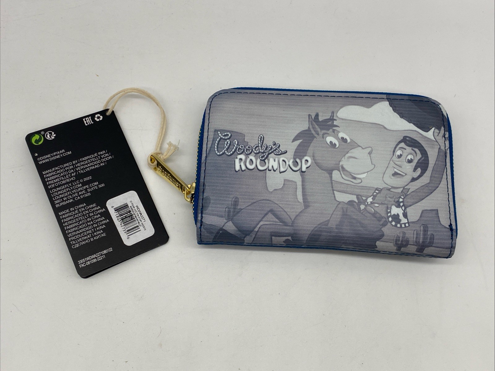 Loungefly DIsney Toy Story Woody's Roundup Wallet LACC 2022 NWT