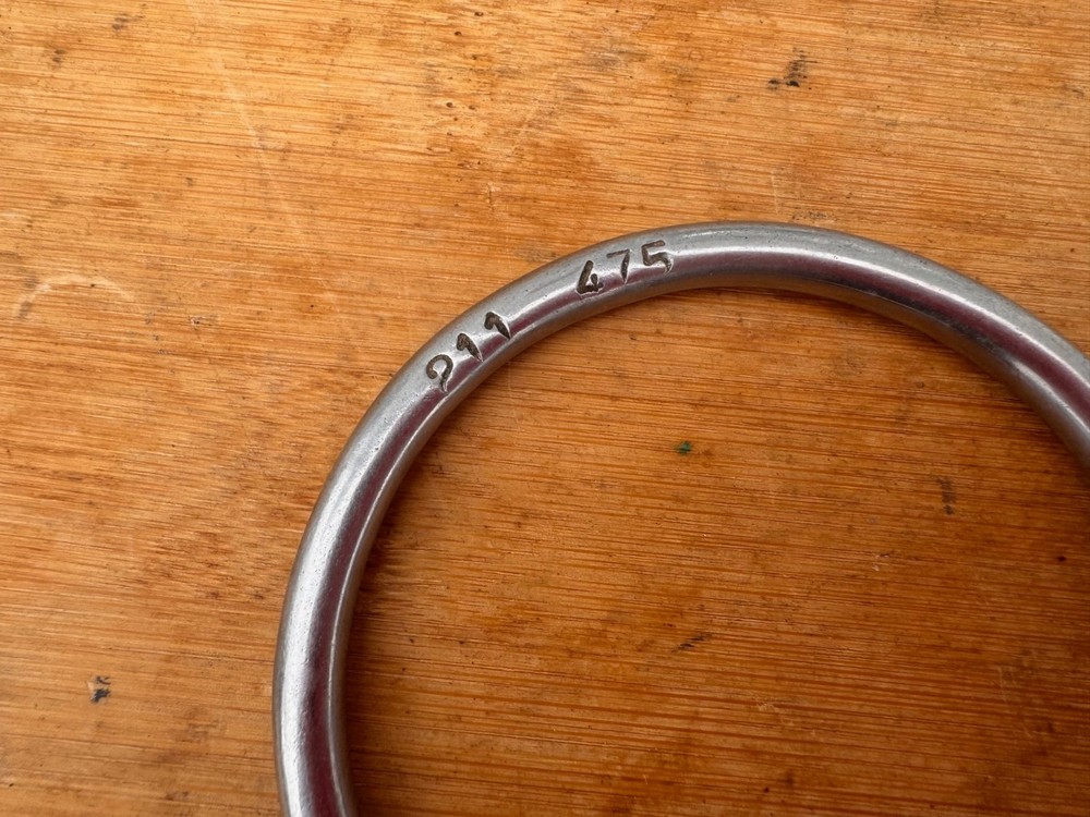 REINSMAN Thin Twisted Wire Offset D Ring Western Snaffle Bit ~ 4 3/4"