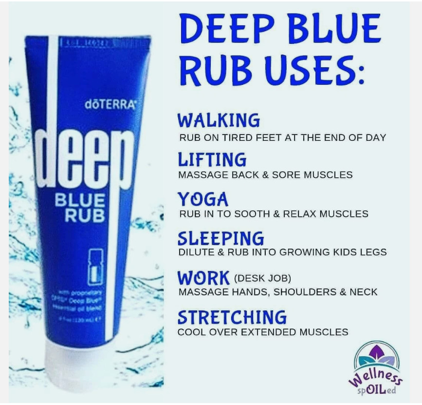 4 PACK DoTERRA Deep Blue doterra Rub Body Cream - 4 oz U.S. Stock EXP:02/2028