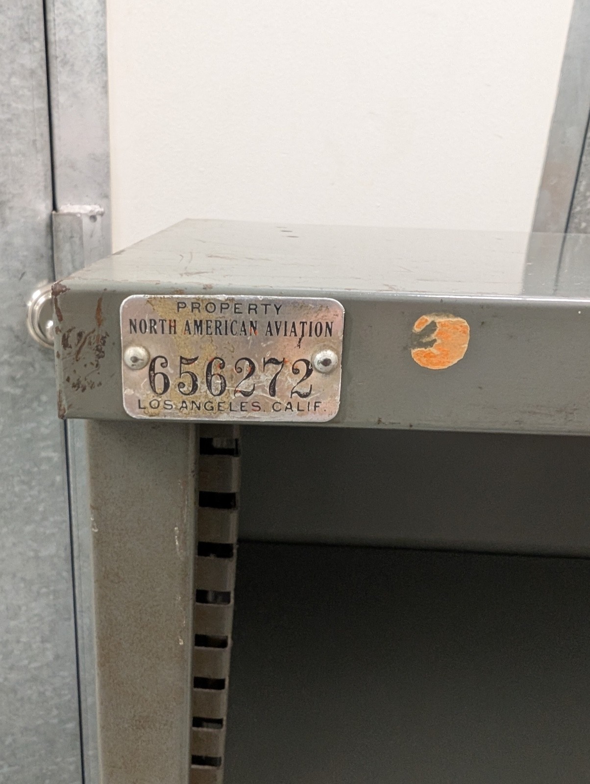 Vintage Mid Century Modern Metal Bookcase 1960's - Made in USA