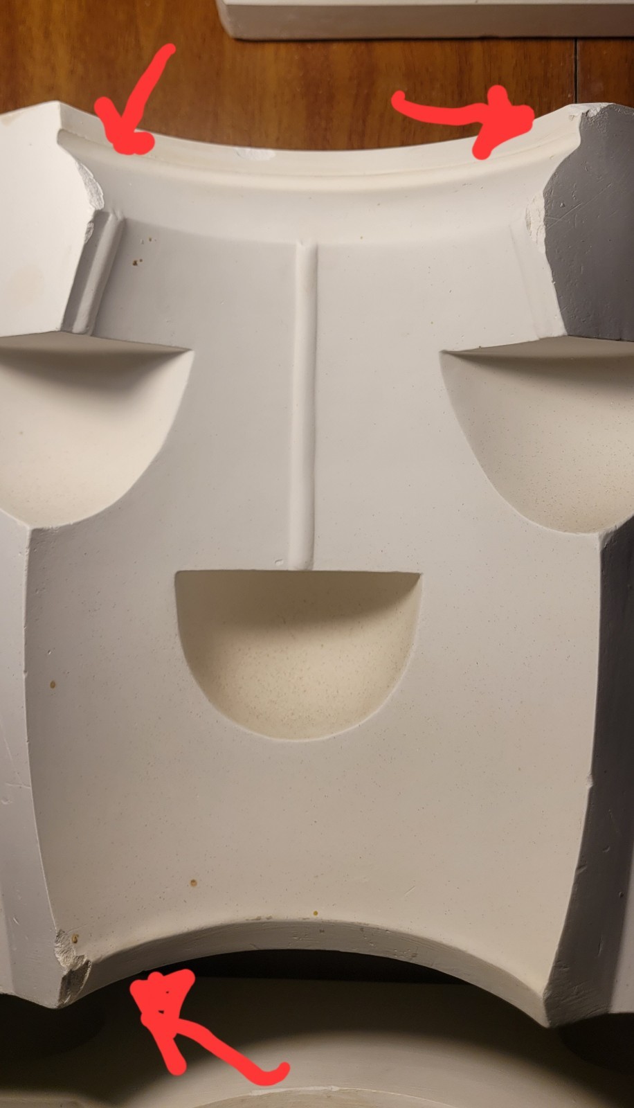 White Horse Ceramic Slip Casting Mold *Strawberry Planter* No. 10554