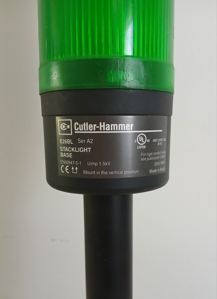 Cutler-Hammer E26BL SER A2 Stack Light. Used. Free Shipping.