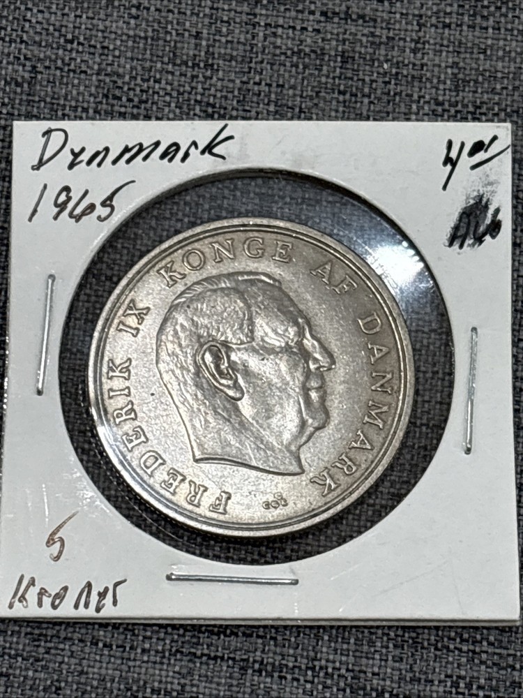 1965 Denmark 5 Kroner