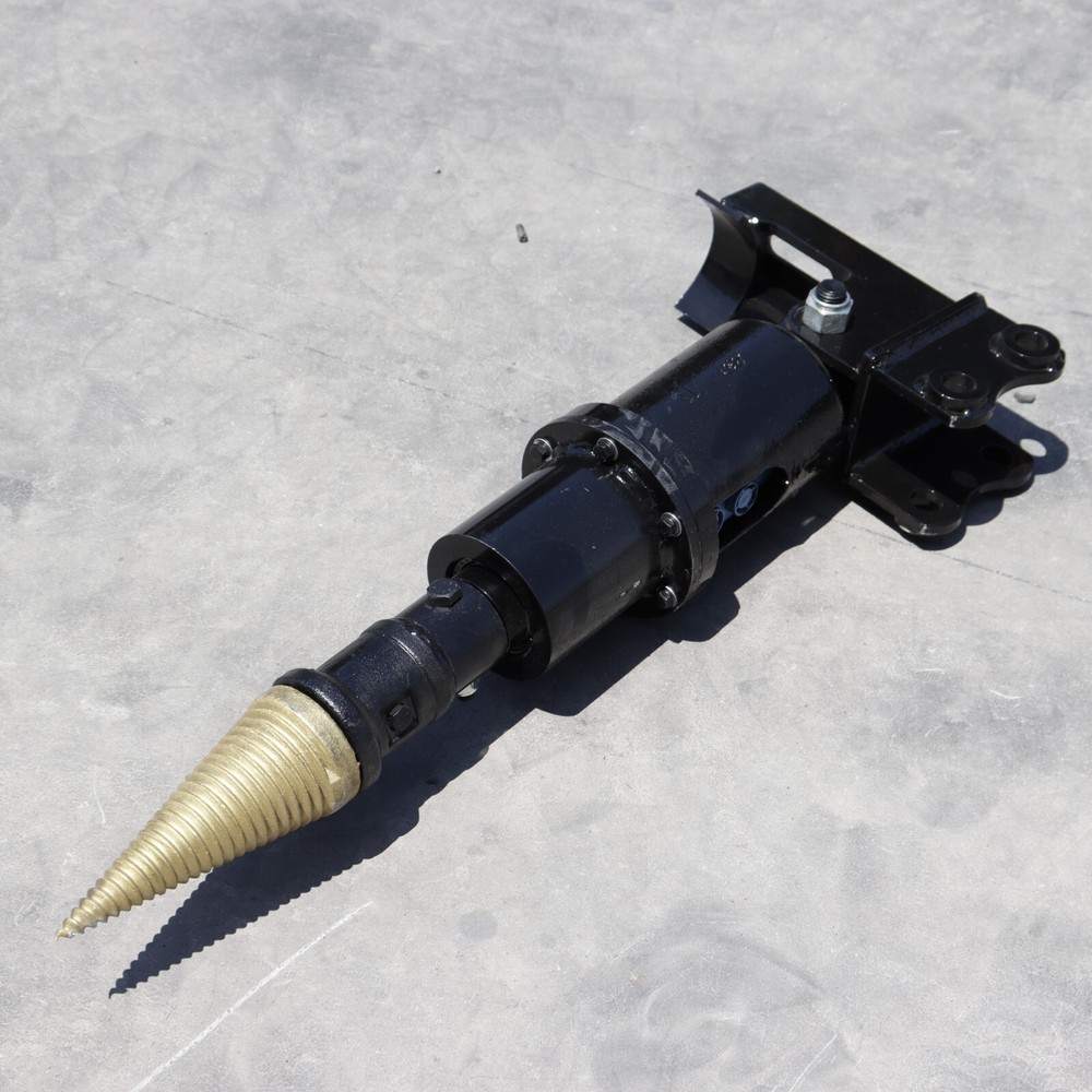 Mini Excavator Attachment Hydraulic Wood Splitting Drill