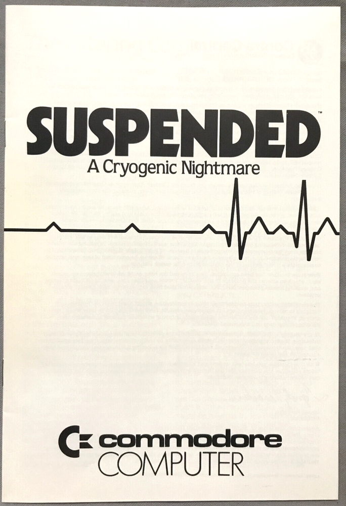 InfoCom Suspended Text Adventure Game version C64 Commodore published 1983 NIB