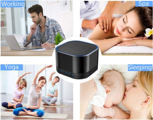 White Noise Machine 20 Soothing Sounds Memory Function Adjustable Volume Sle