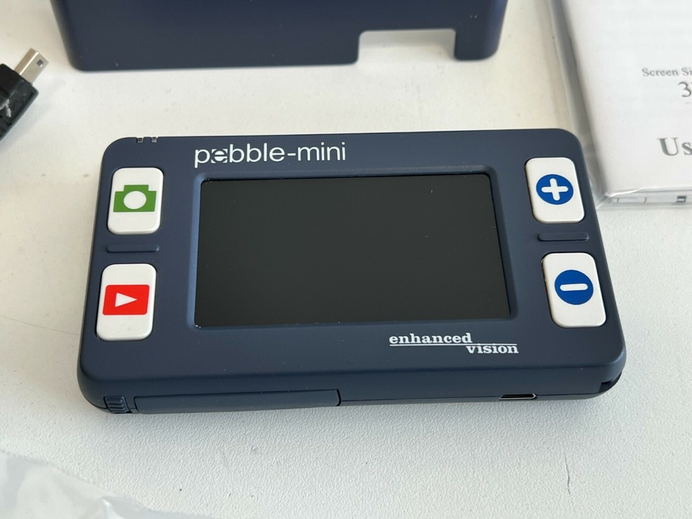 PP26: Enhanced Vision Pebble-Mini Enhanced Vision Magnifier Electronic Handheld