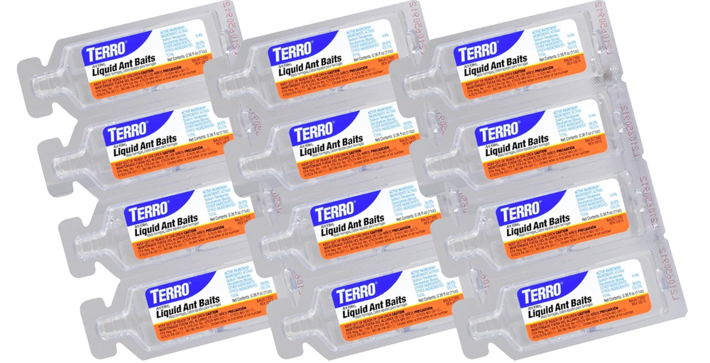 TERRO T300B Liquid Ant Killer, 12 Bait Stations