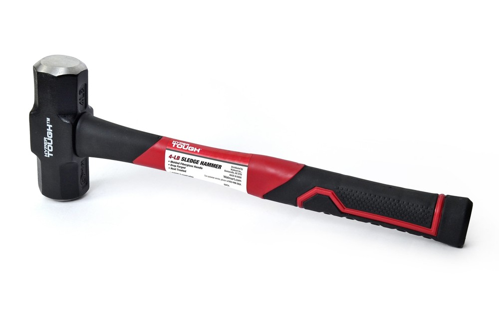 4 lb Sledge Hammer, Fiberglass Handle