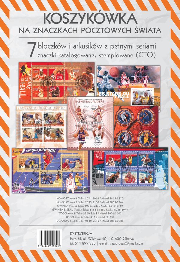 10 diff. topical stamp packets w/ 70 sheets cat. listed (cto) Lot #5