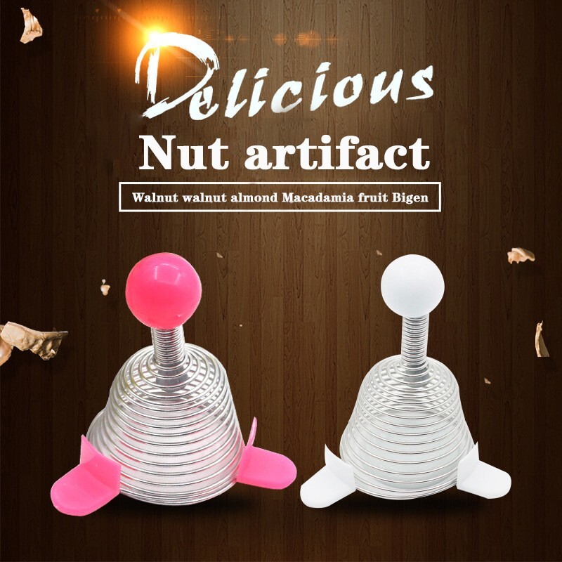 Spring nut artifact remove walnut skin high quality spring ABS plastic