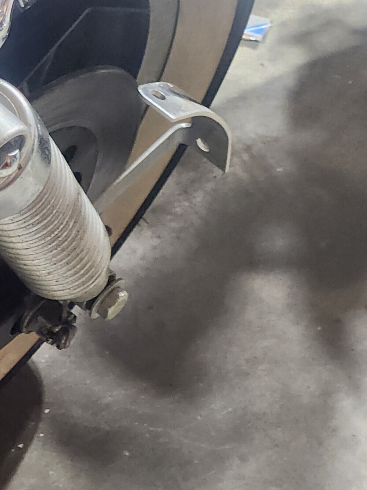 Curved License Plate Relocation Bracket for HARLEY DAVIDSON SPORTSTER All Years