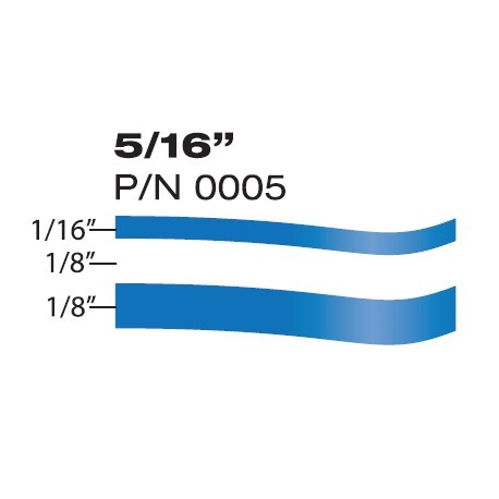 5/16" x 150'  Two Line Matte Black Pin-Stripping