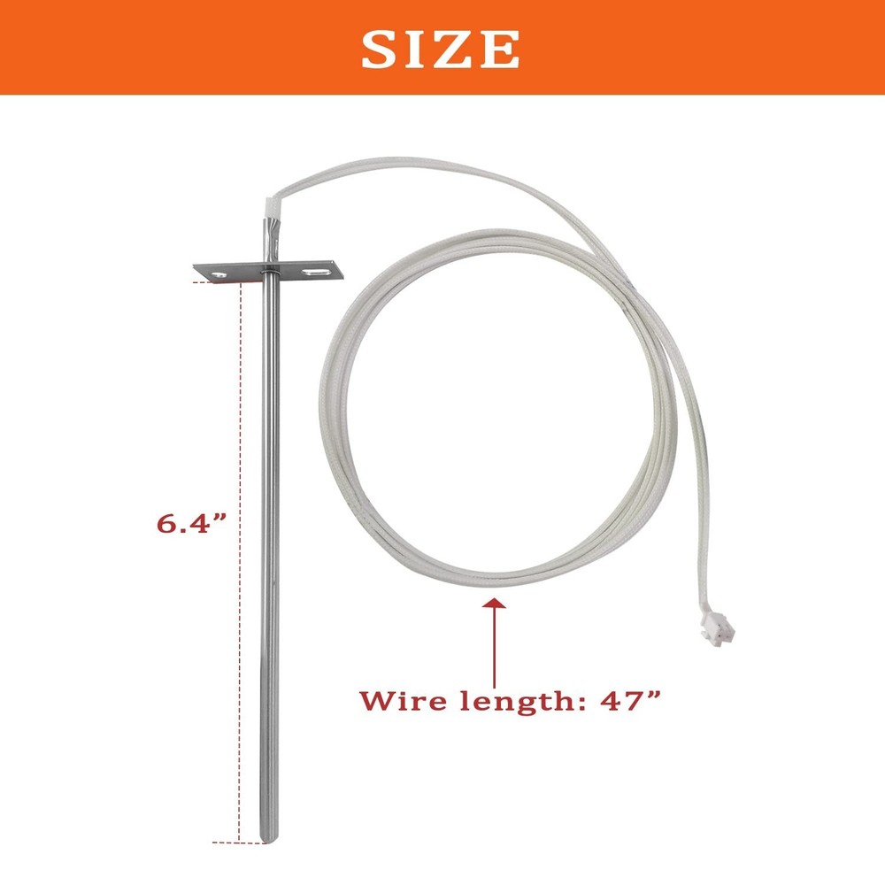 "Replacement for RTD Temperature Sensor Probe, Compatible with Camp Chef Wood Pe