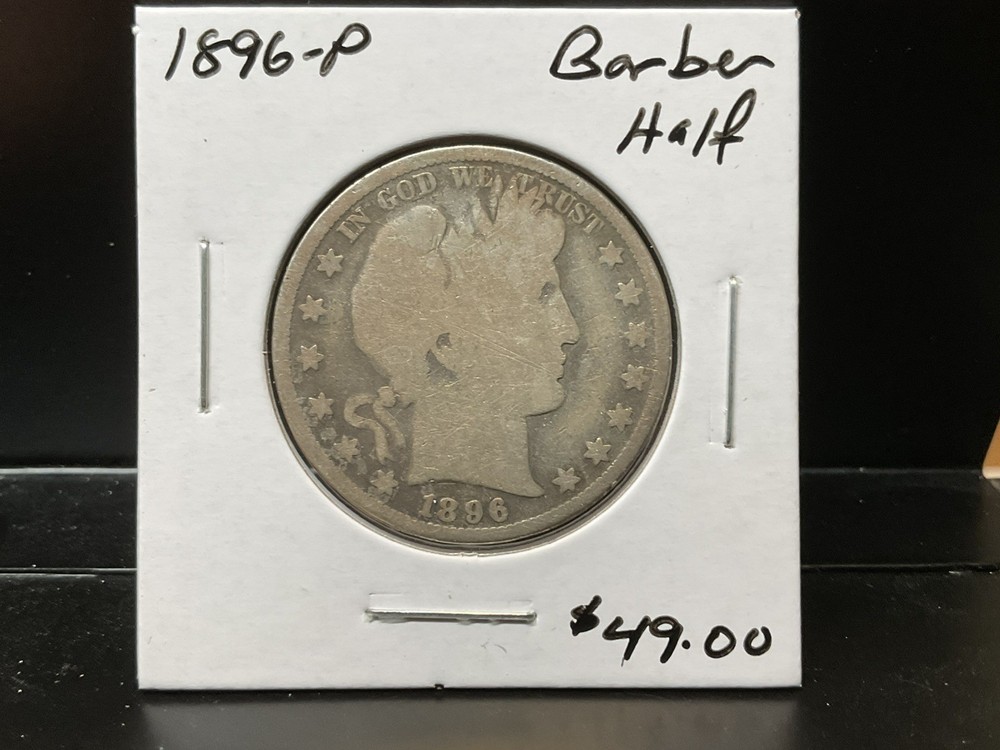1896-P Barber Half