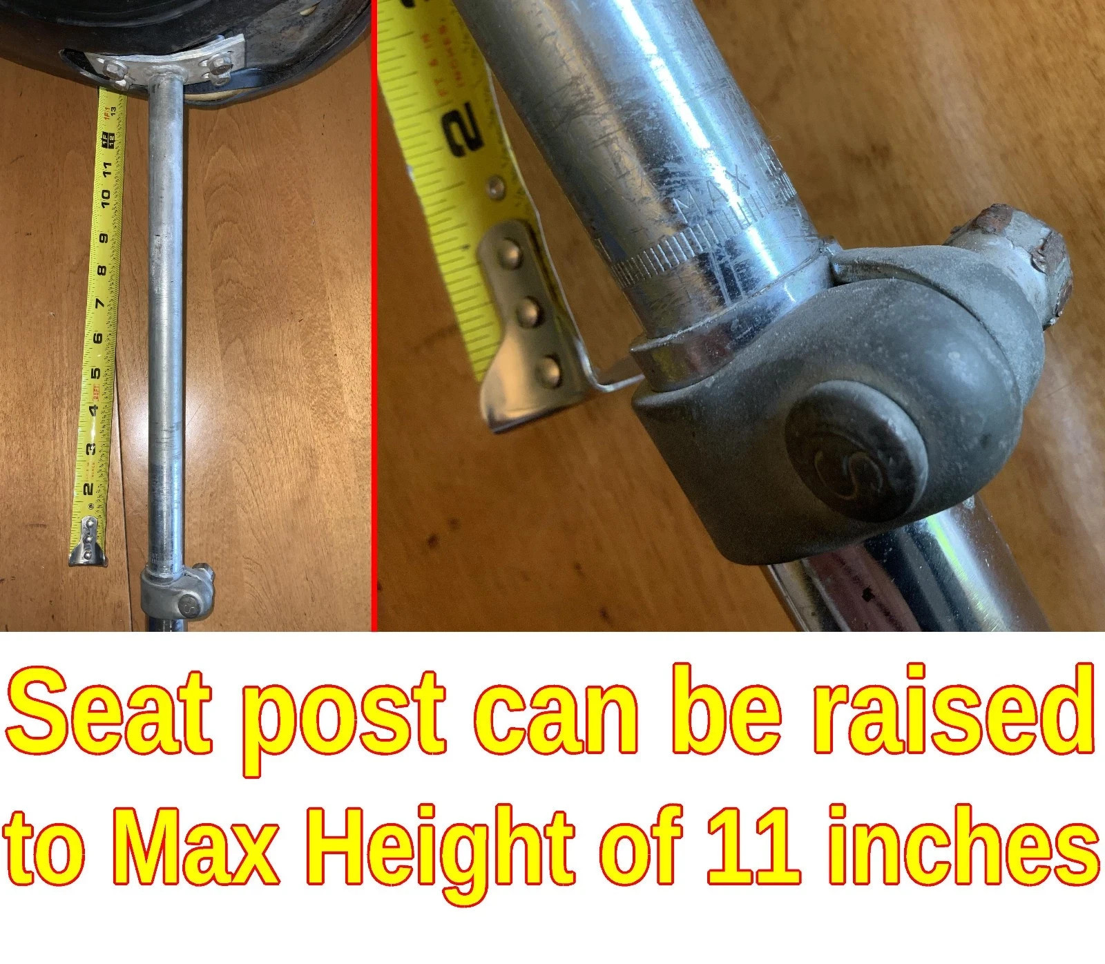 VIDEO! 5/6 ft Schwinn Giraffe Unicycle Chrome Nimbus Performers Circus Monowheel