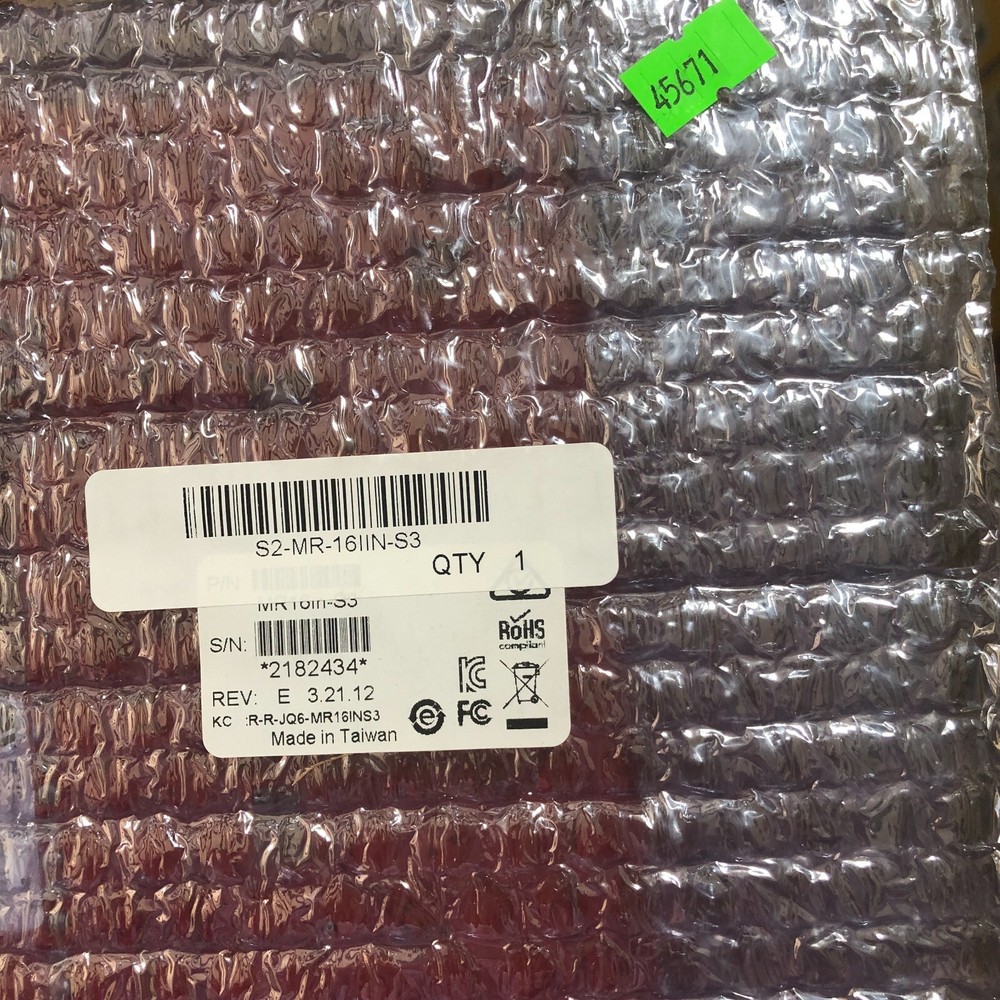 Mercury/LeneL-S2 MR-16IN-S3 Multi-Device 16-Input Interface Panel-Sealed