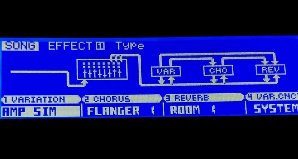 Yamaha RM1X Custom LUX (Negative) LED Display !
