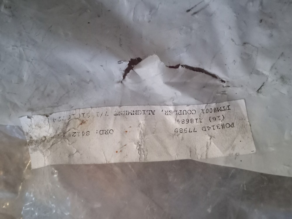 Alignment Coupler Part #118684 New