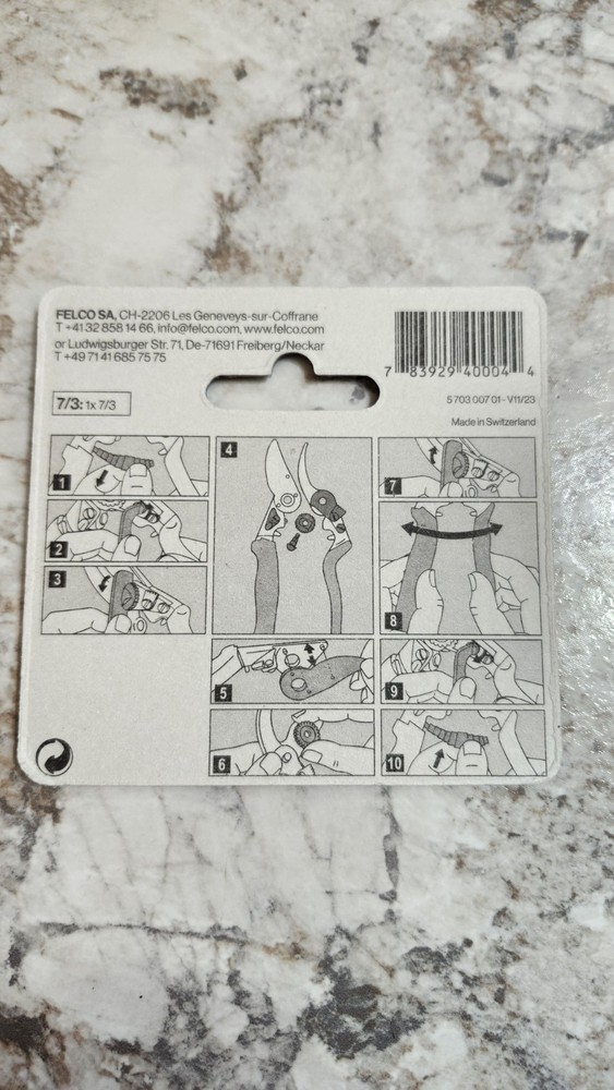 Felco Part # 7/3 Replacement Blade