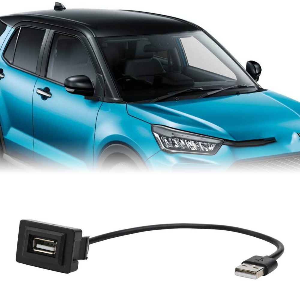 USB Passthrough for Toyota Short for DASH Compatibility with Multiple Models