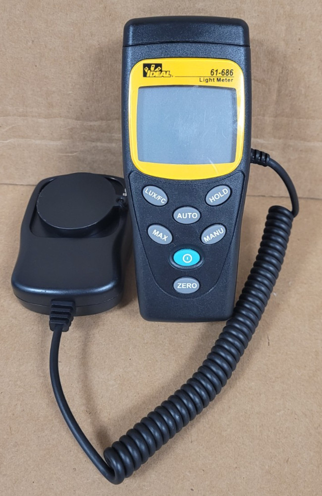 Ideal 61-686 Light Meter Probe (MISSING BATTERY COVER)