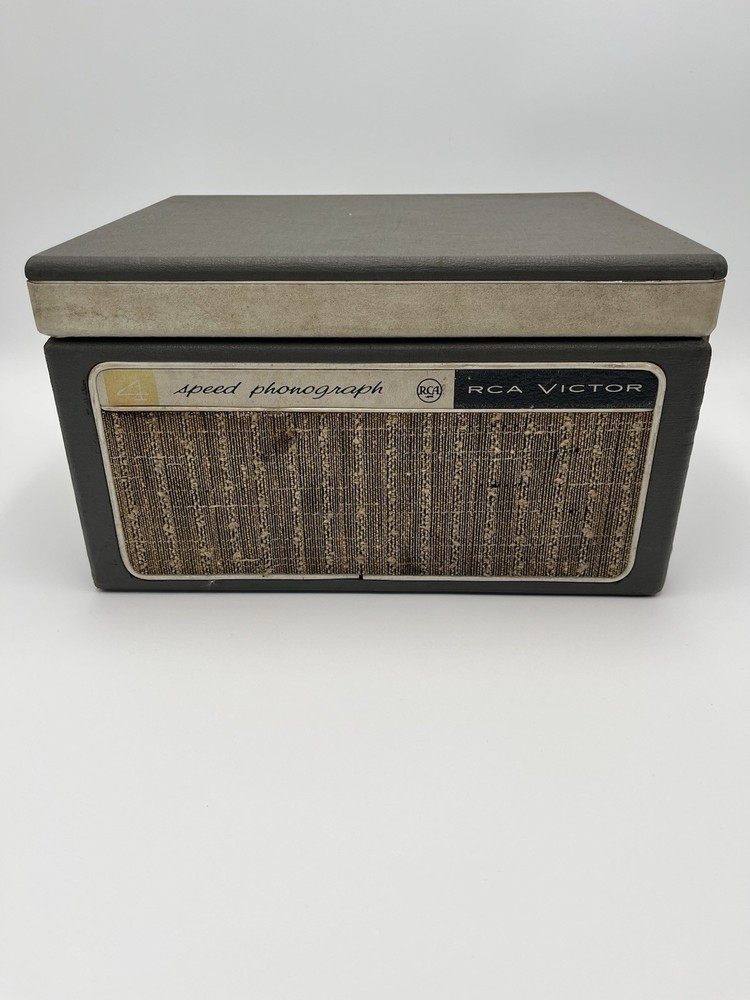 Vintage RCA Victor Phonograph Record Player 4 Speed Model 3VB21 Untested