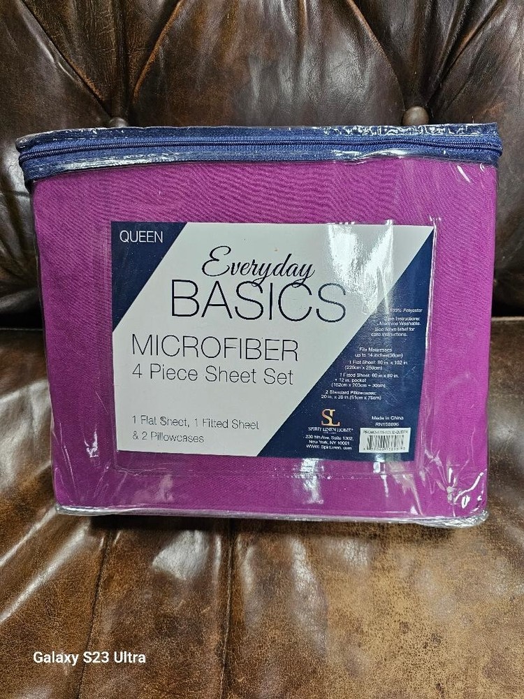 EVERYDAY BASICS QUEEN 4 PIECES SET