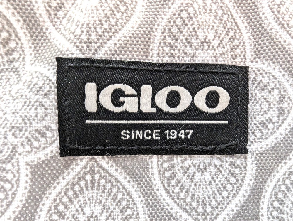 Gray 14 Can Igloo Essential Polyester Tote Lunch Bag Cooler UNUSED